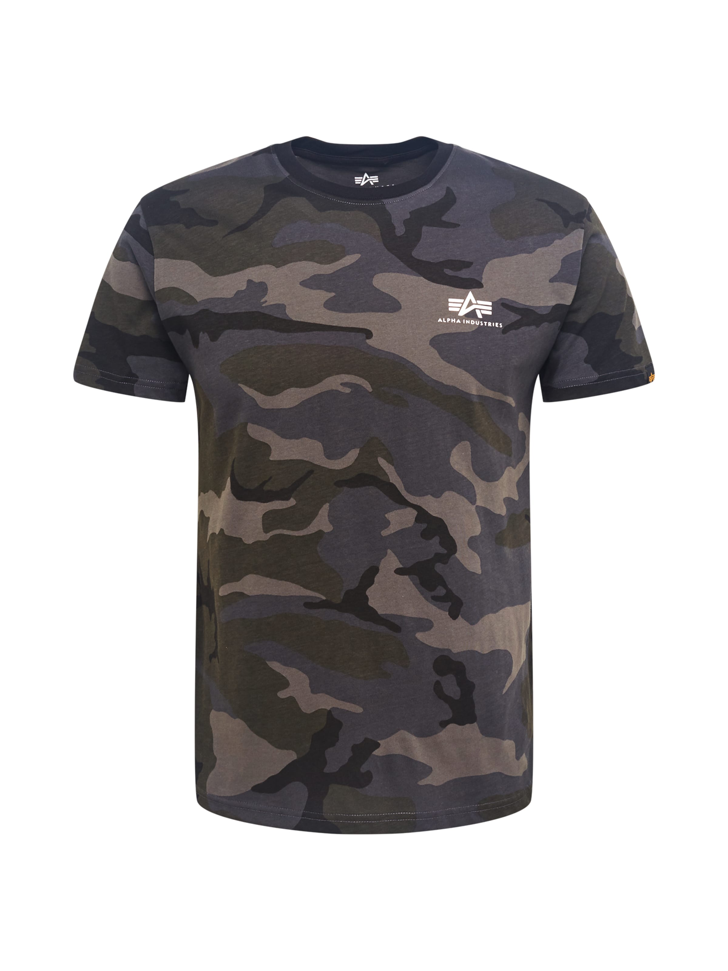 ALPHA INDUSTRIES Μπλουζάκι σε γκρι: μπροστά