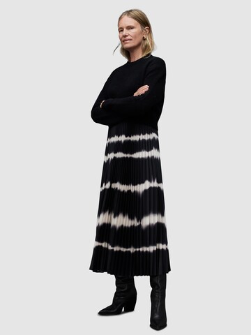 AllSaints Kleid + Pullover 'CURTIS' in Schwarz