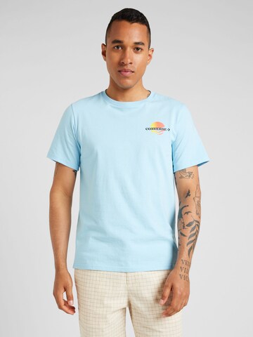 CONVERSE Shirt 'SUNSET' in Blauw
