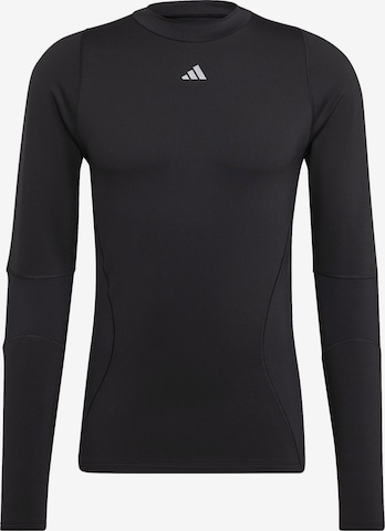 ADIDAS PERFORMANCE - Camiseta funcional en negro: frente