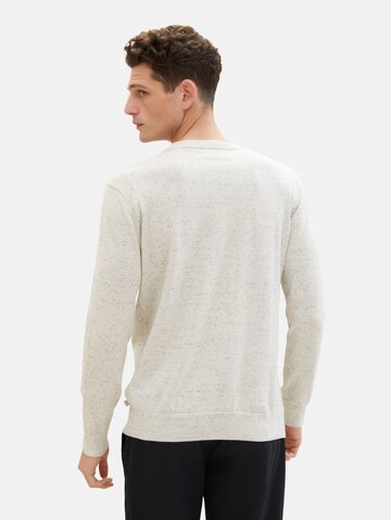 TOM TAILOR Sweater in White