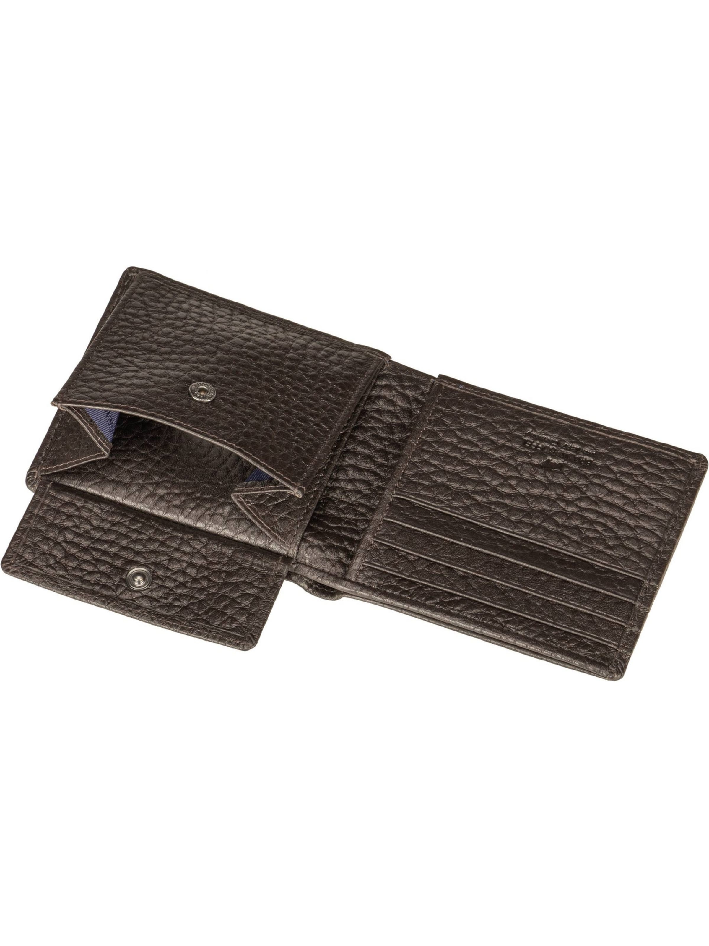 Portamonete 'Yannik' di Braun Büffel in marrone