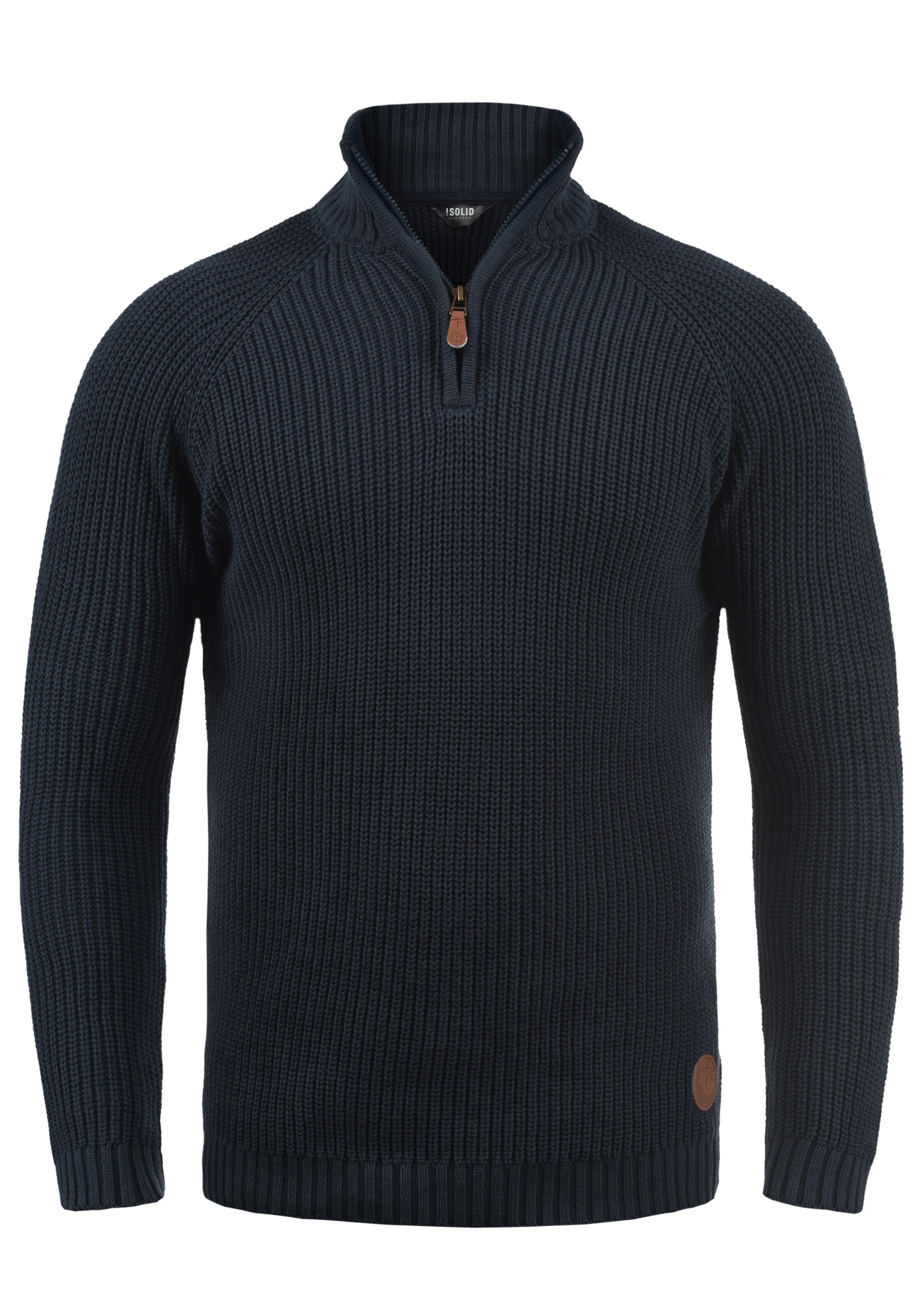 !Solid Sweater 'Xenox' in Blue