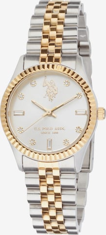 U.S. POLO ASSN. - Reloj analógico 'Celine' en blanco: frente