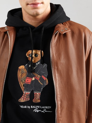 Polo Ralph Lauren Sweatshirt 'SEASONAL' in Zwart