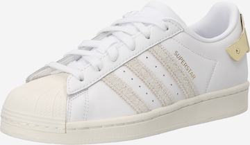 ADIDAS ORIGINALS - Sapatilhas baixas 'Superstar' em branco: frente