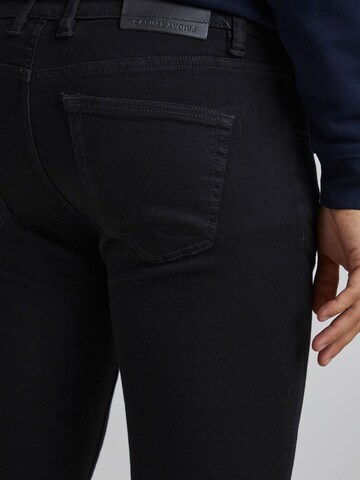 Casual Friday Slim fit Jeans 'RY' in Black