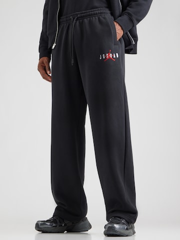 Jordan Loose fit Trousers in Black: front