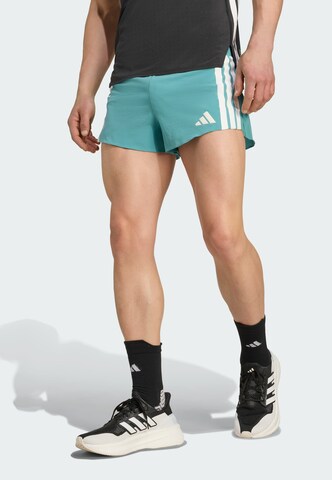 Coupe slim Pantalon de sport 'Adizero' ADIDAS PERFORMANCE en bleu : devant