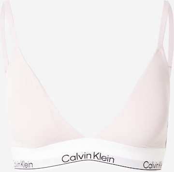 Sutien de la Calvin Klein Underwear pe mov: față