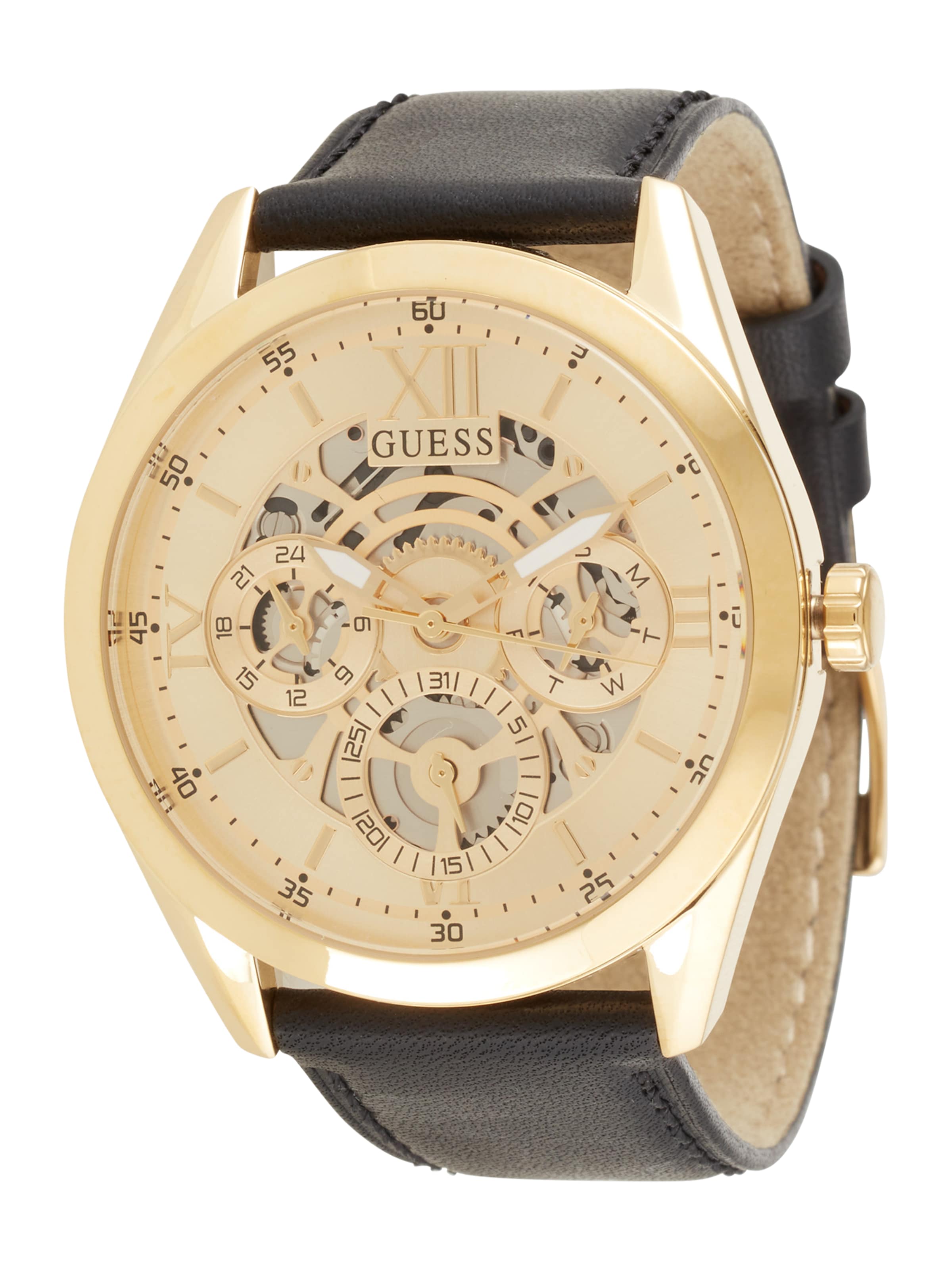 GUESS Analog Watch 'Tailor' in Black: front
