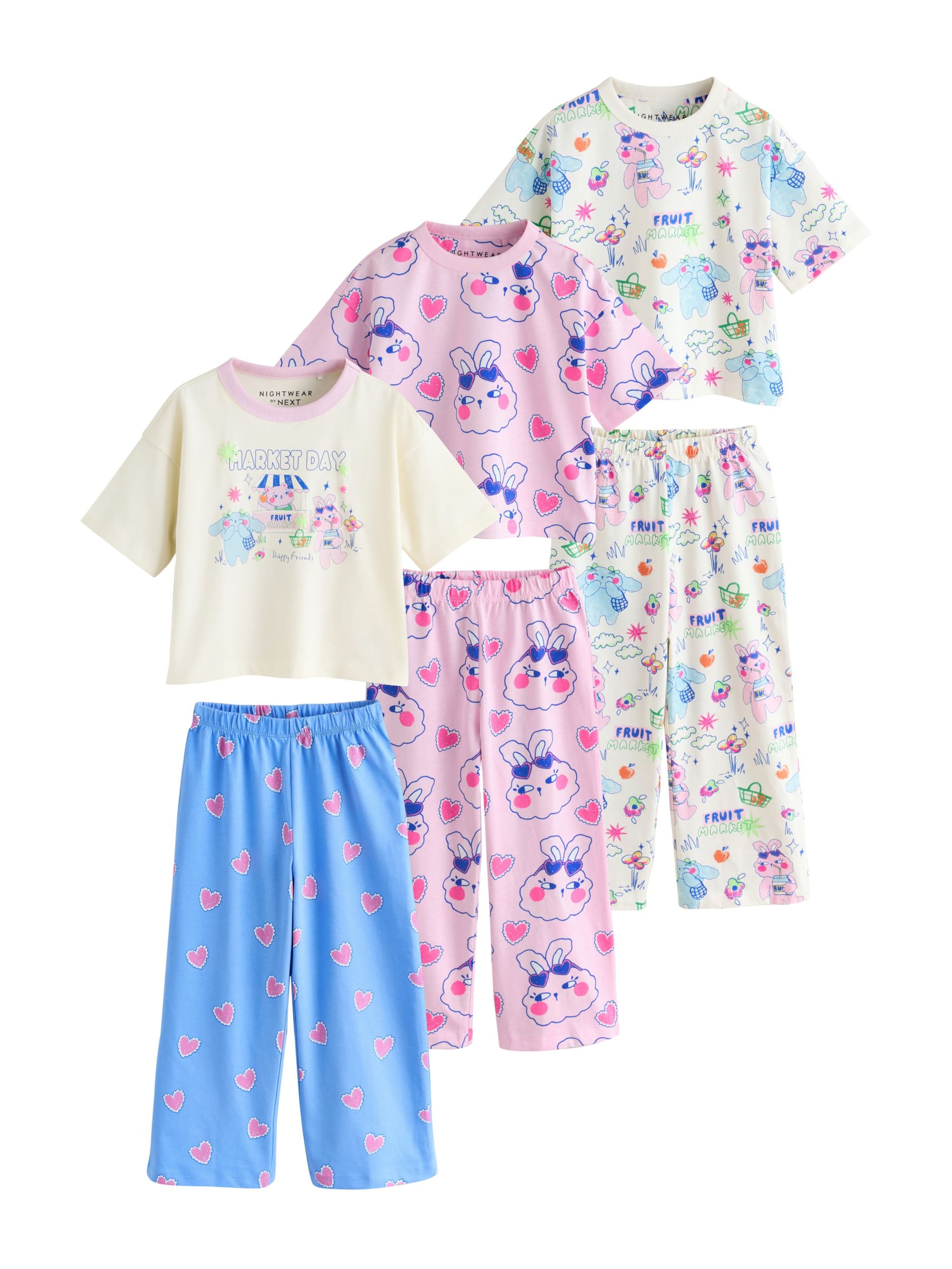 Next Pajamas in Blue: front
