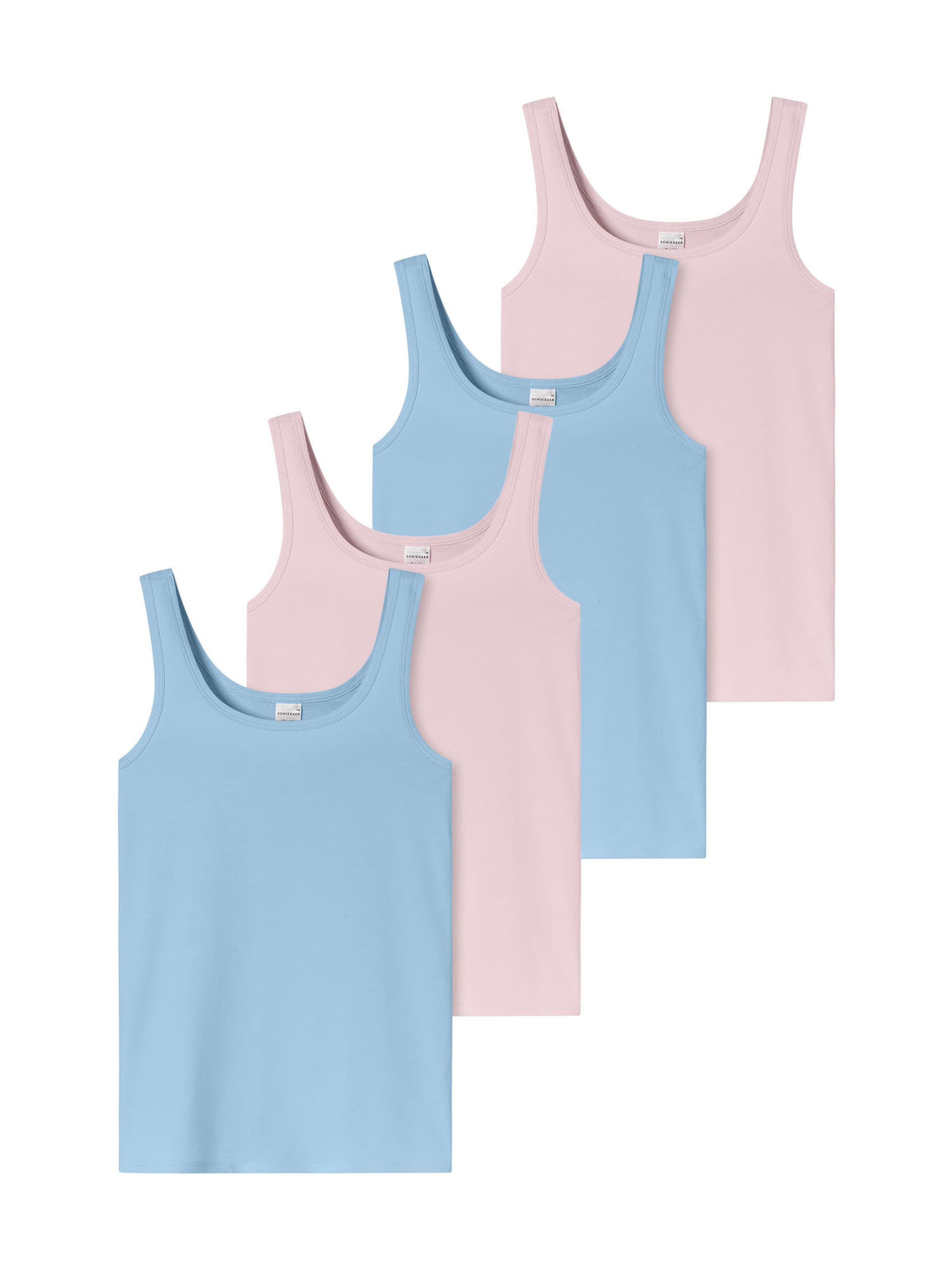 Maillot de corps ' 95/5 ' SCHIESSER en bleu : devant