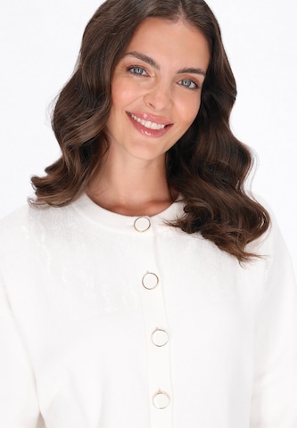 Cardigan usha BLACK LABEL en blanc