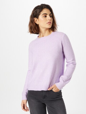 PIECES Sweater 'Janita' in Purple: front