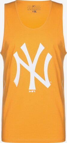 T-Shirt 'NY Yankees' NEW ERA en jaune : devant