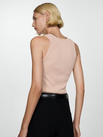 Tops en tricot 'LULA' MANGO en rose