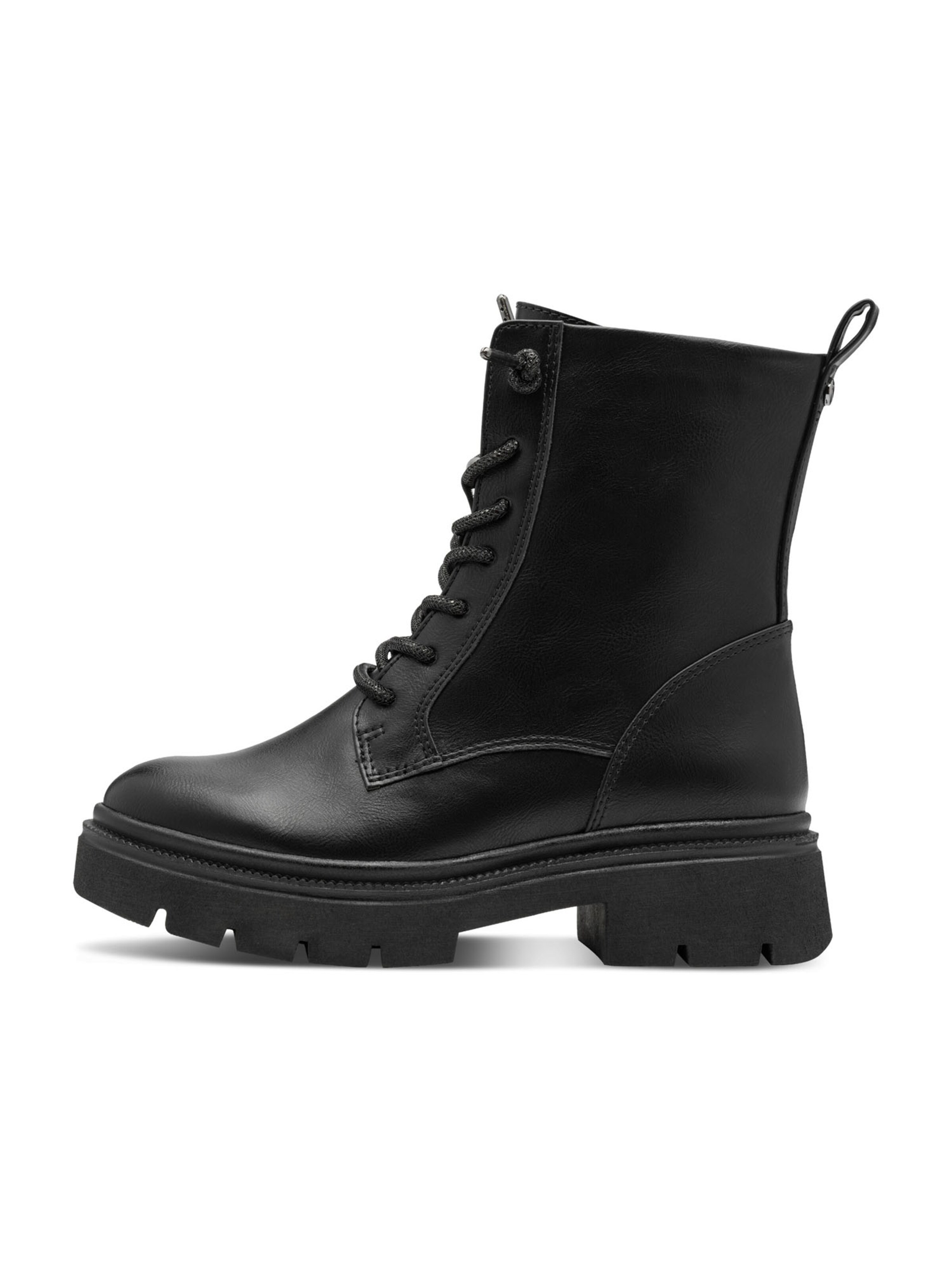 MARCO TOZZI Ботинки на шнуровке в Черный