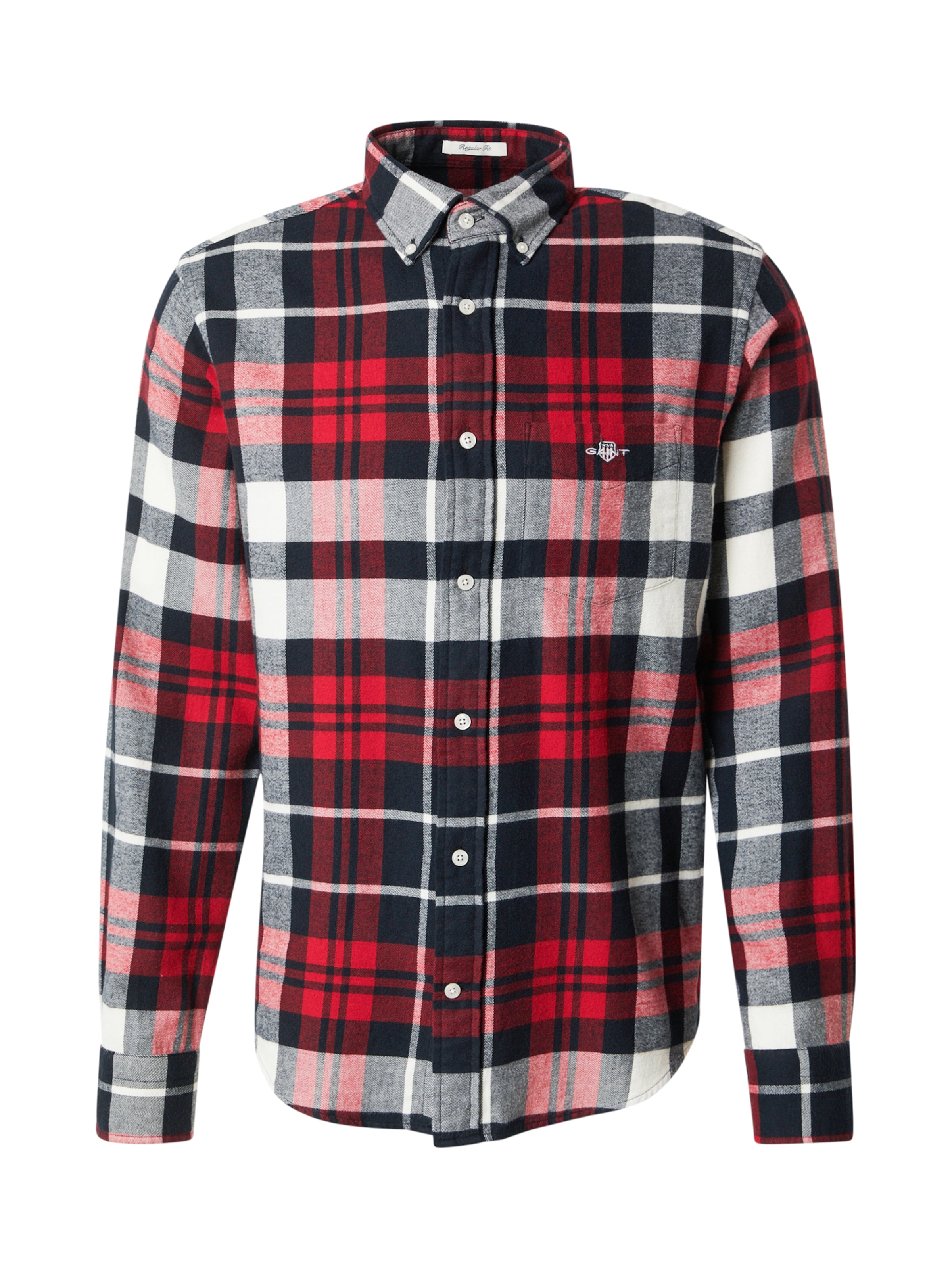 GANTComfort Fit Košulja - crvena boja: prednji dio