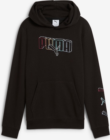 PUMA Sweatshirt in Schwarz: Vorderseite