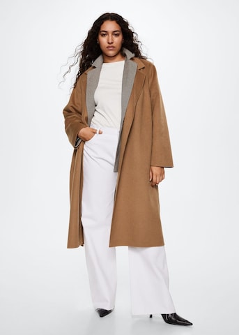 Manteau mi-saison 'Batin' MANGO en marron