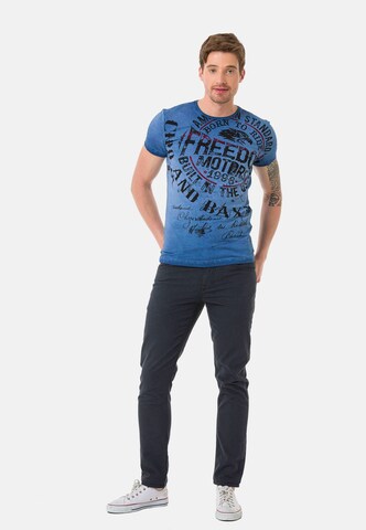 CIPO & BAXX T-Shirt in Blau