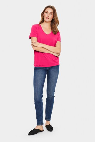 SAINT TROPEZ T-Shirt 'Adelia' in Pink
