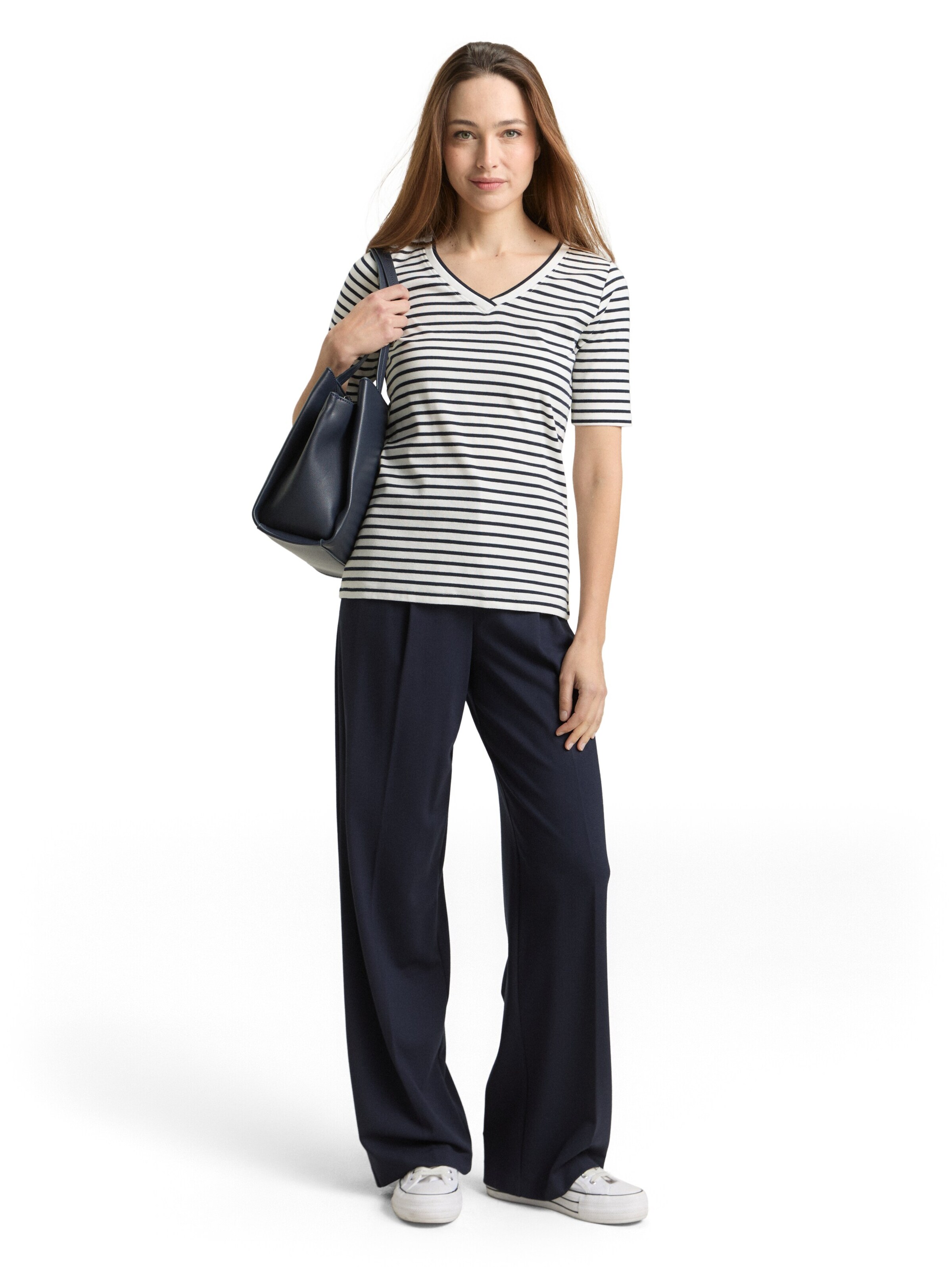 TOM TAILOR T-Shirt in Schwarz