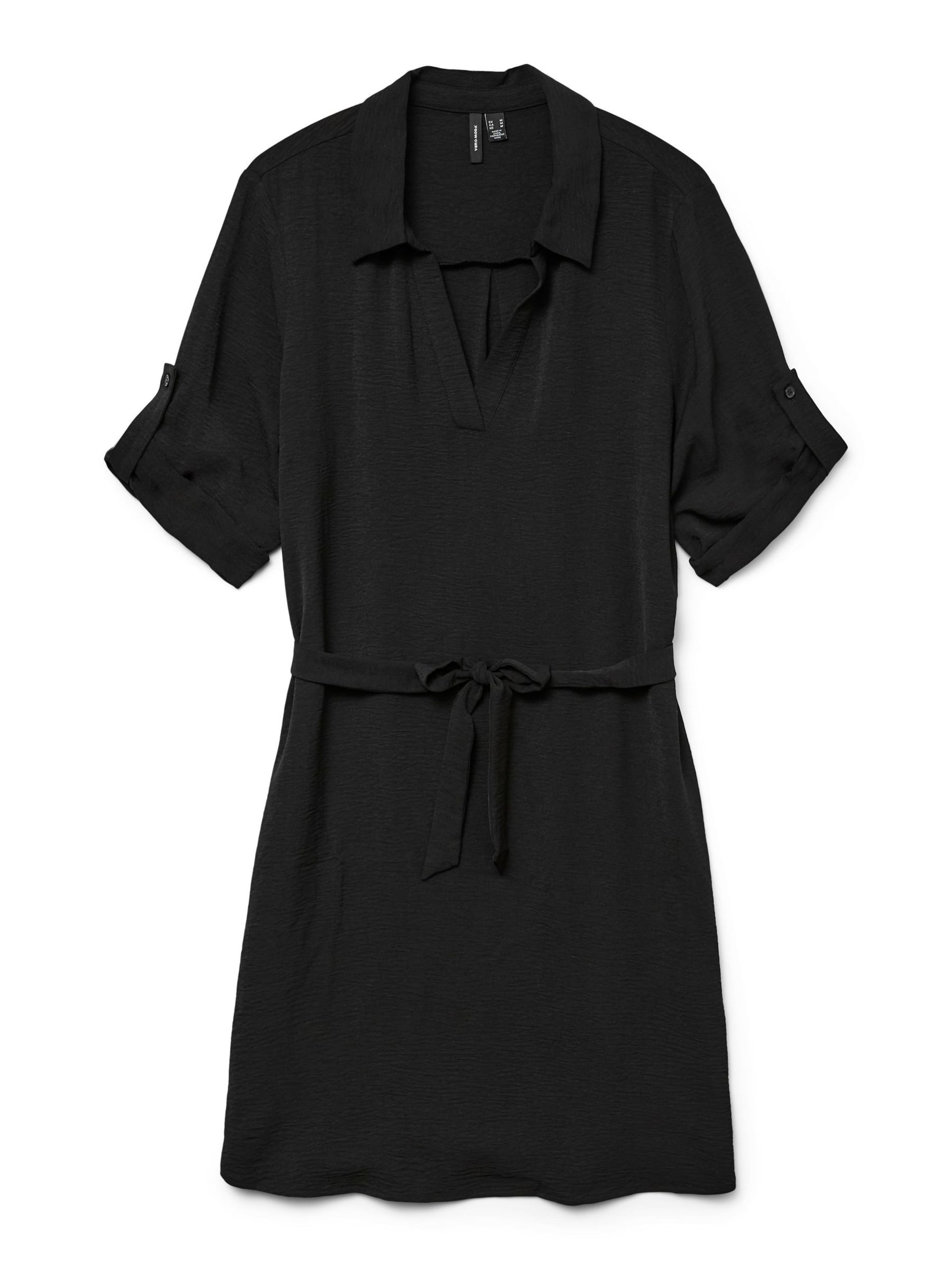 Vero Moda Curve - Vestido 'VMCalva' en negro: frente
