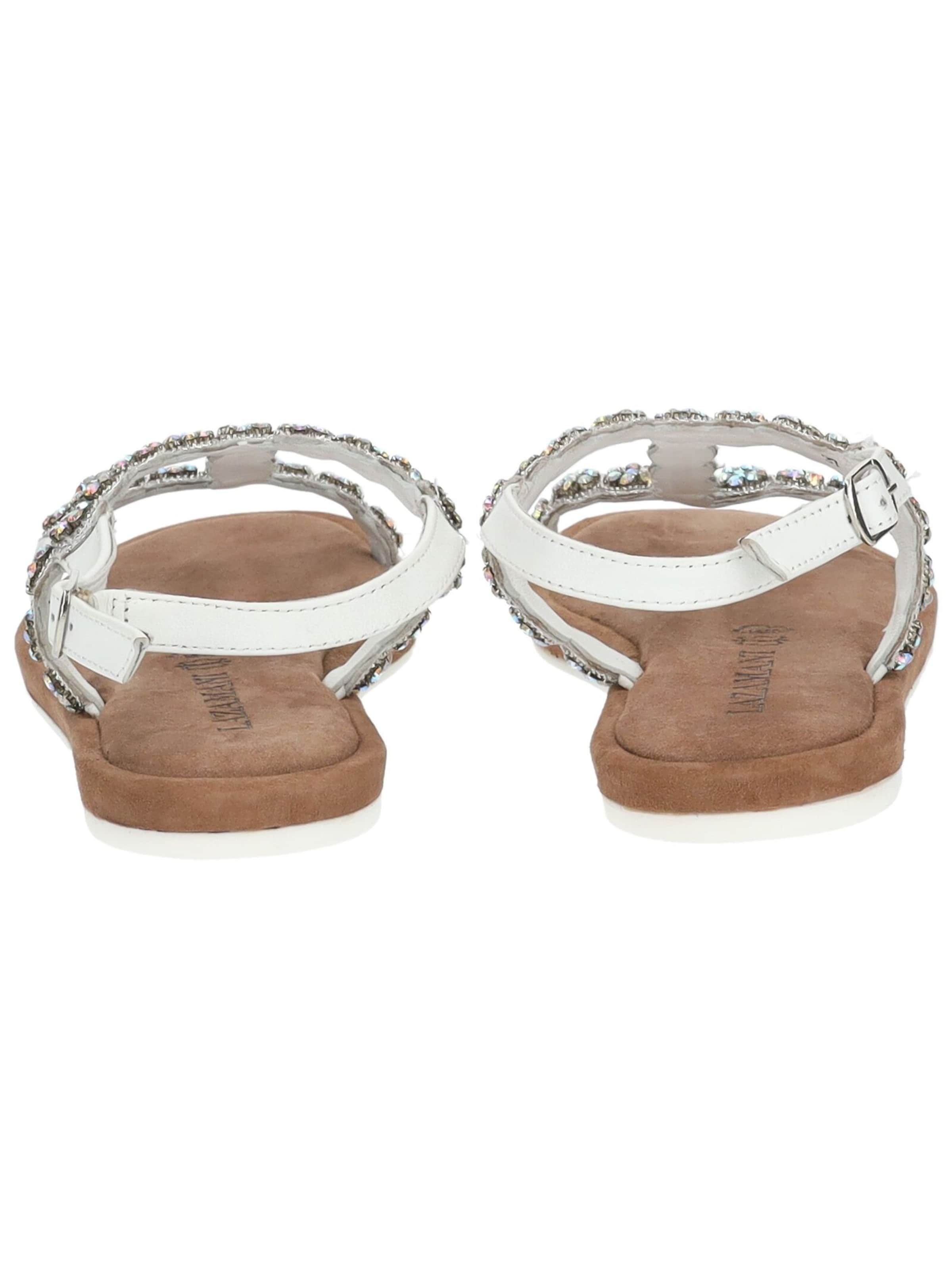 Sandales à lanières LAZAMANI en blanc