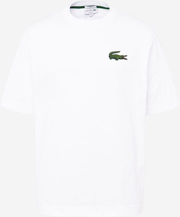 LACOSTE - Camisa em branco: frente