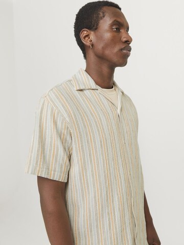 JACK & JONES Comfort fit Overhemd 'JORCoba' in Oranje