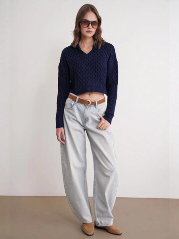 Pullover di MixRay in blu