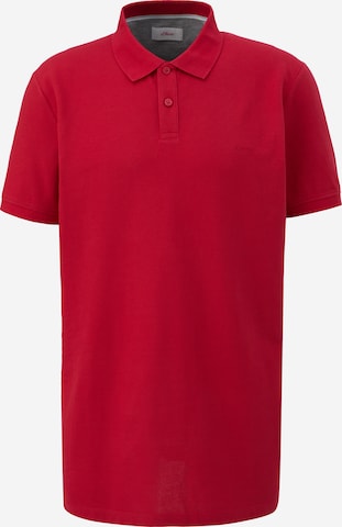 s.Oliver Men Tall Sizes Shirt in Red: front