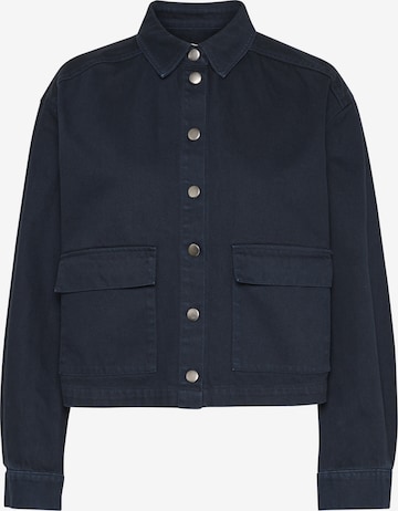 SAINT TROPEZ Tussenjas 'Ilu' in Blauw: voorkant