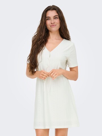 JDY Dress 'JDYCATHINKA' in White: front