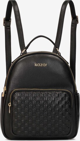 Sac à dos Kazar en noir : devant