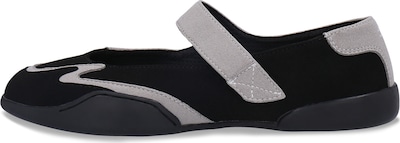 nae Vegan Shoes Ballerina 'Nadia' koossa 36 värissä harmaa / musta, Tuotenäkymä