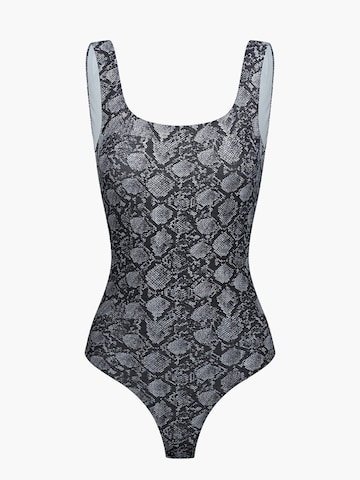 cfab (formerly creamy fabrics) Shapingbody 'Low Back - Body'‌‌‌‌‌‌‌‌‌‌ in Grau: Vorderseite