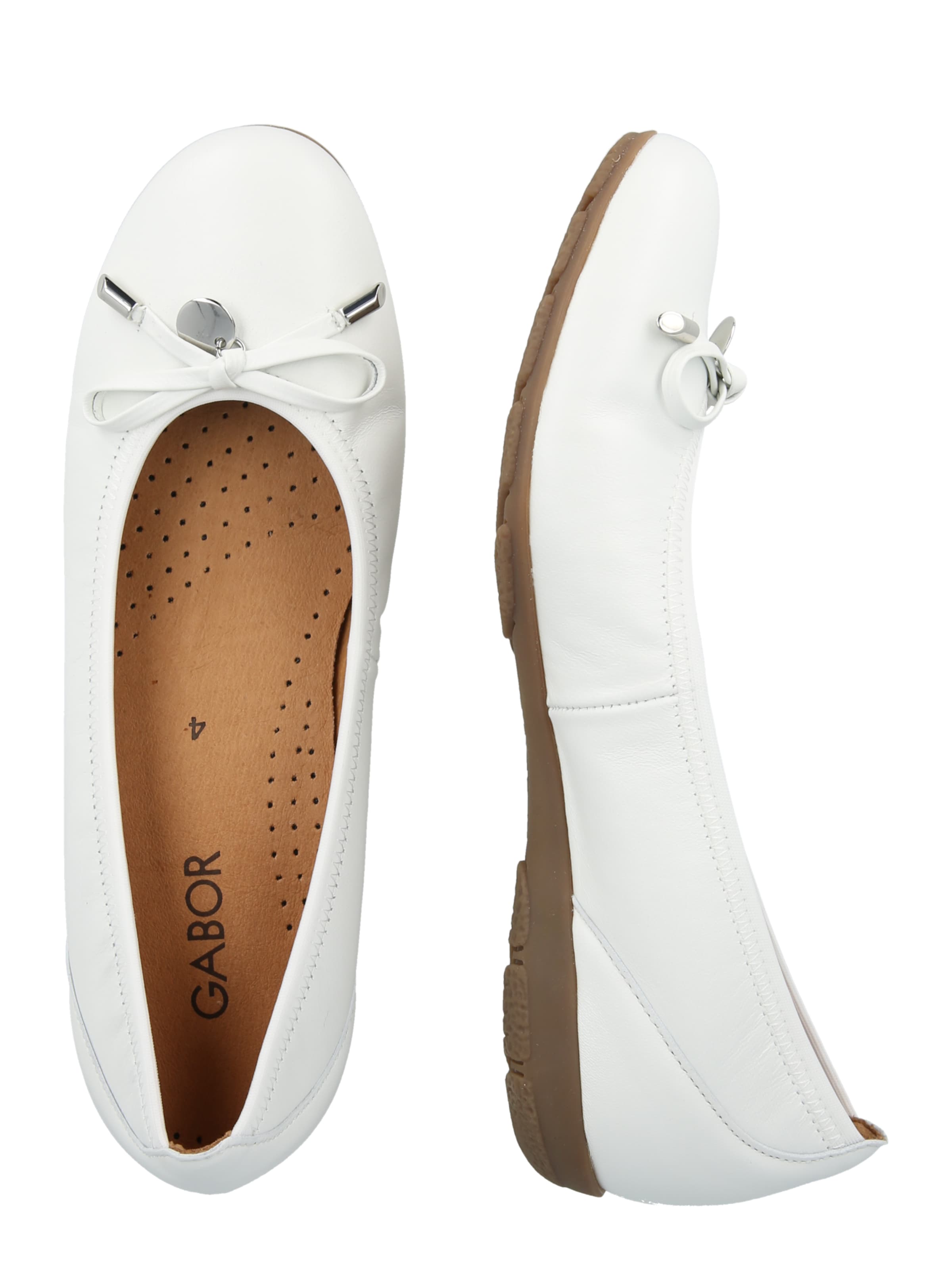 GABOR Балетки в Белый