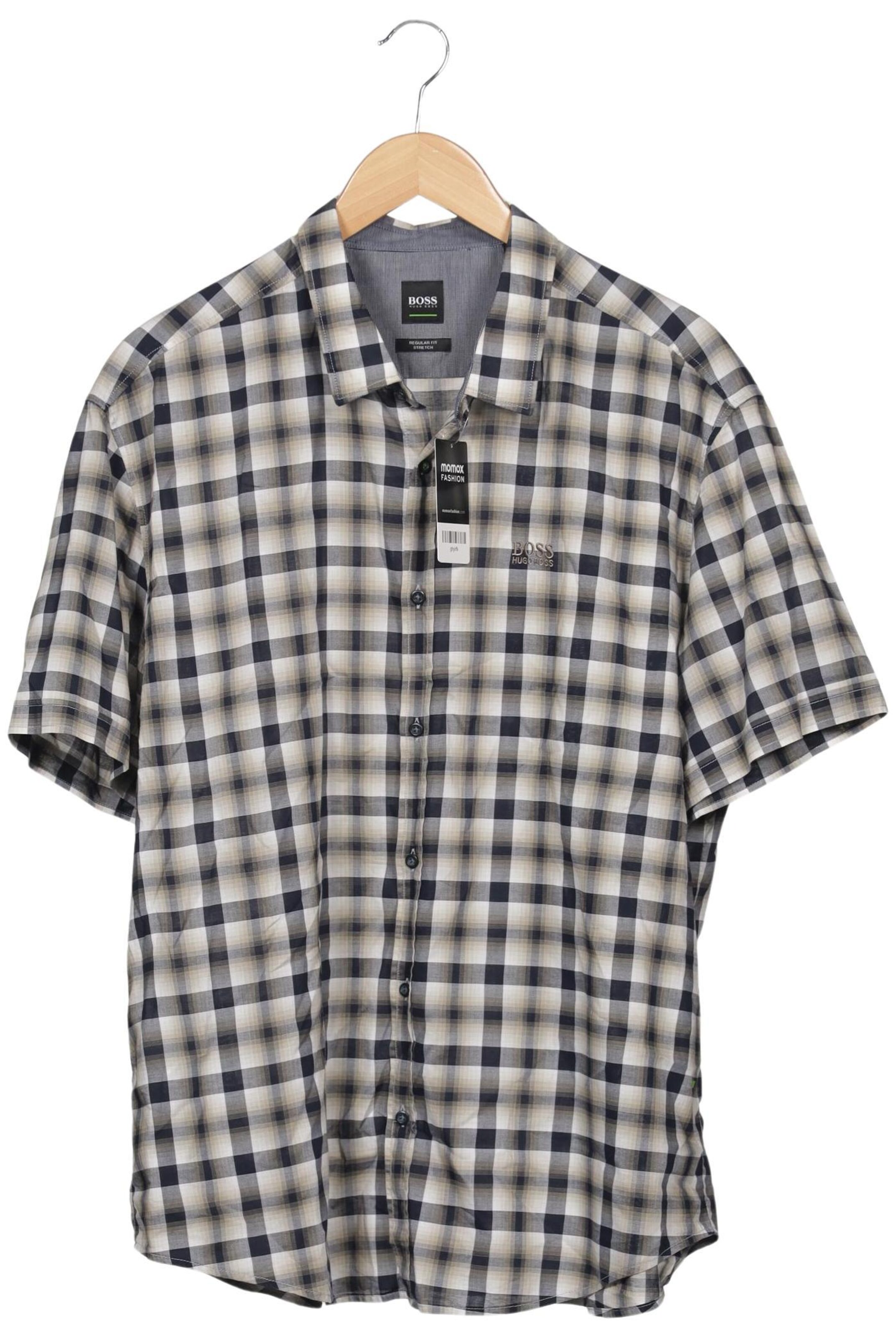 BOSS Green Button Up Shirt in XXXL in Mixed colors: front