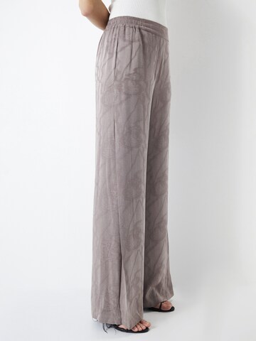 Wide Leg Pantalon Ipekyol en gris