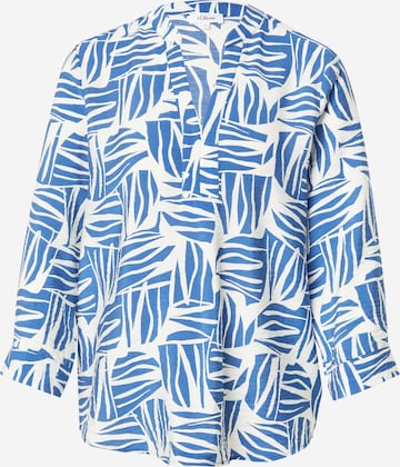 s.Oliver Bluse i blå: forside