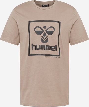 Hummel Sportshirt in Beige: predná strana