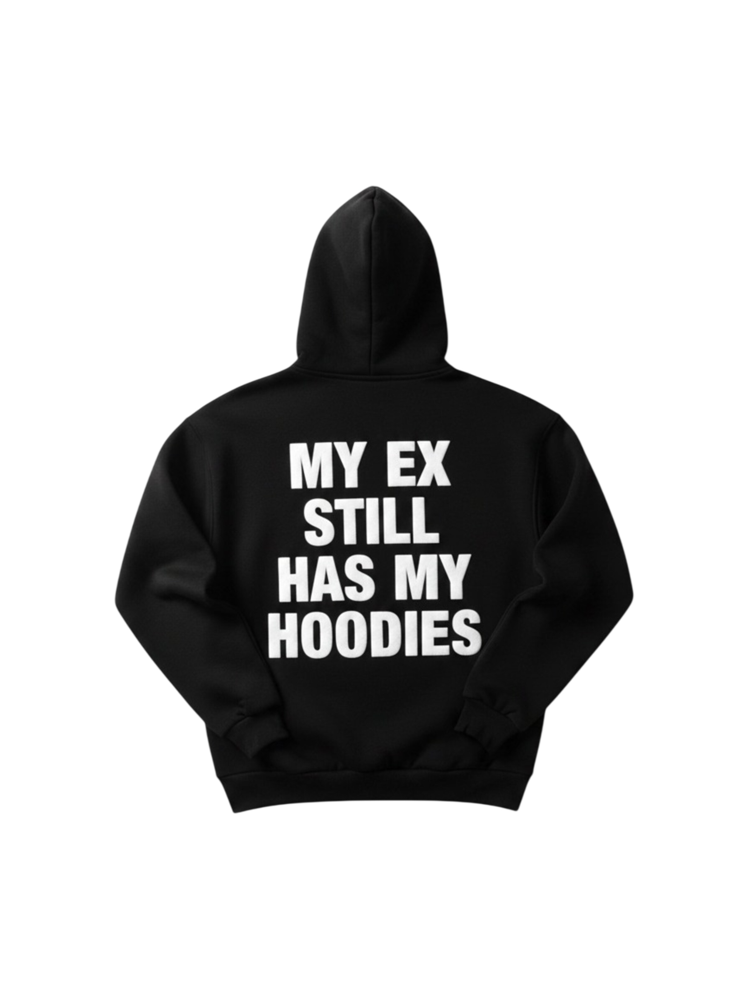 Kleidermafia Sweatshirt 'Oversize EX Part II Hoodie - Black and White' in XS in Black, Item view