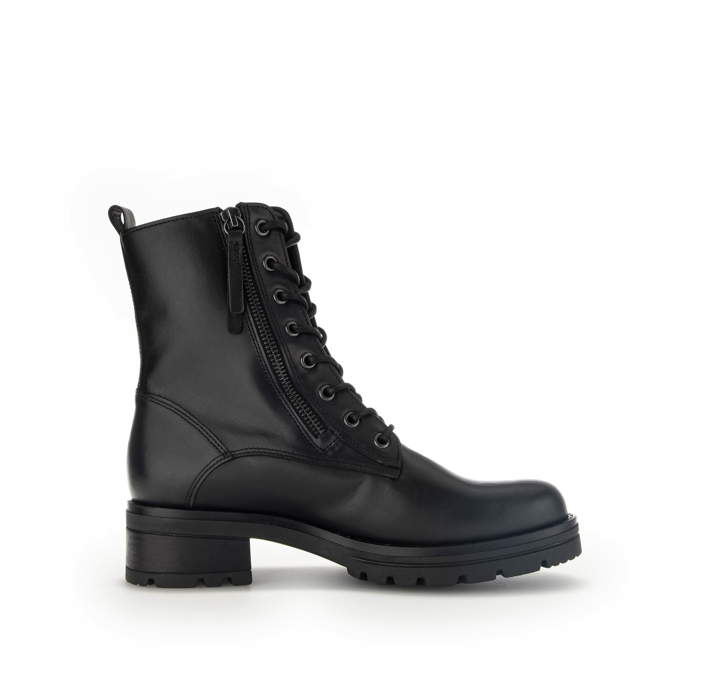 GABOR Schnürstiefel in Schwarz