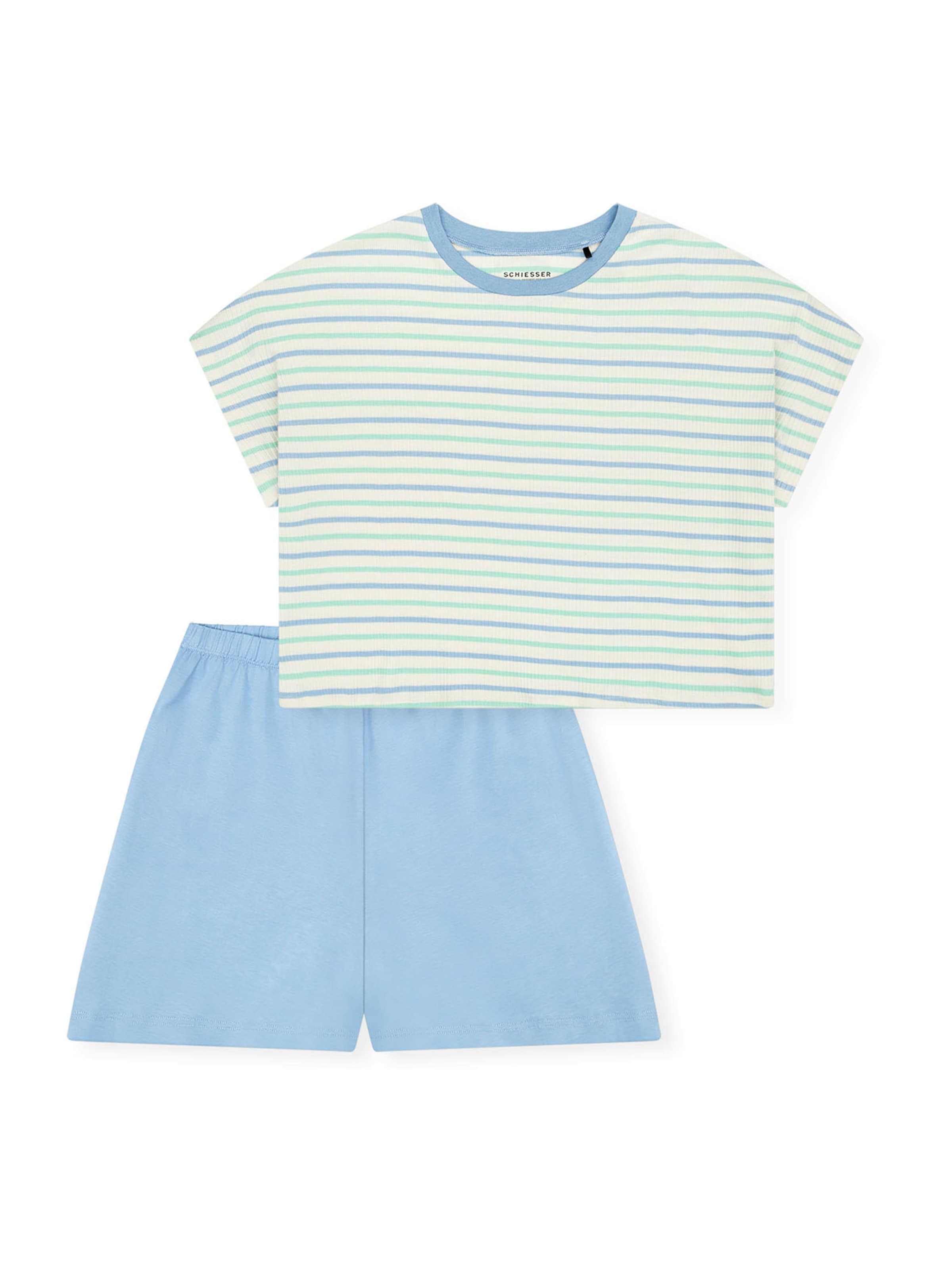 Pyjama ' Teens Nightwear ' SCHIESSER en bleu : devant