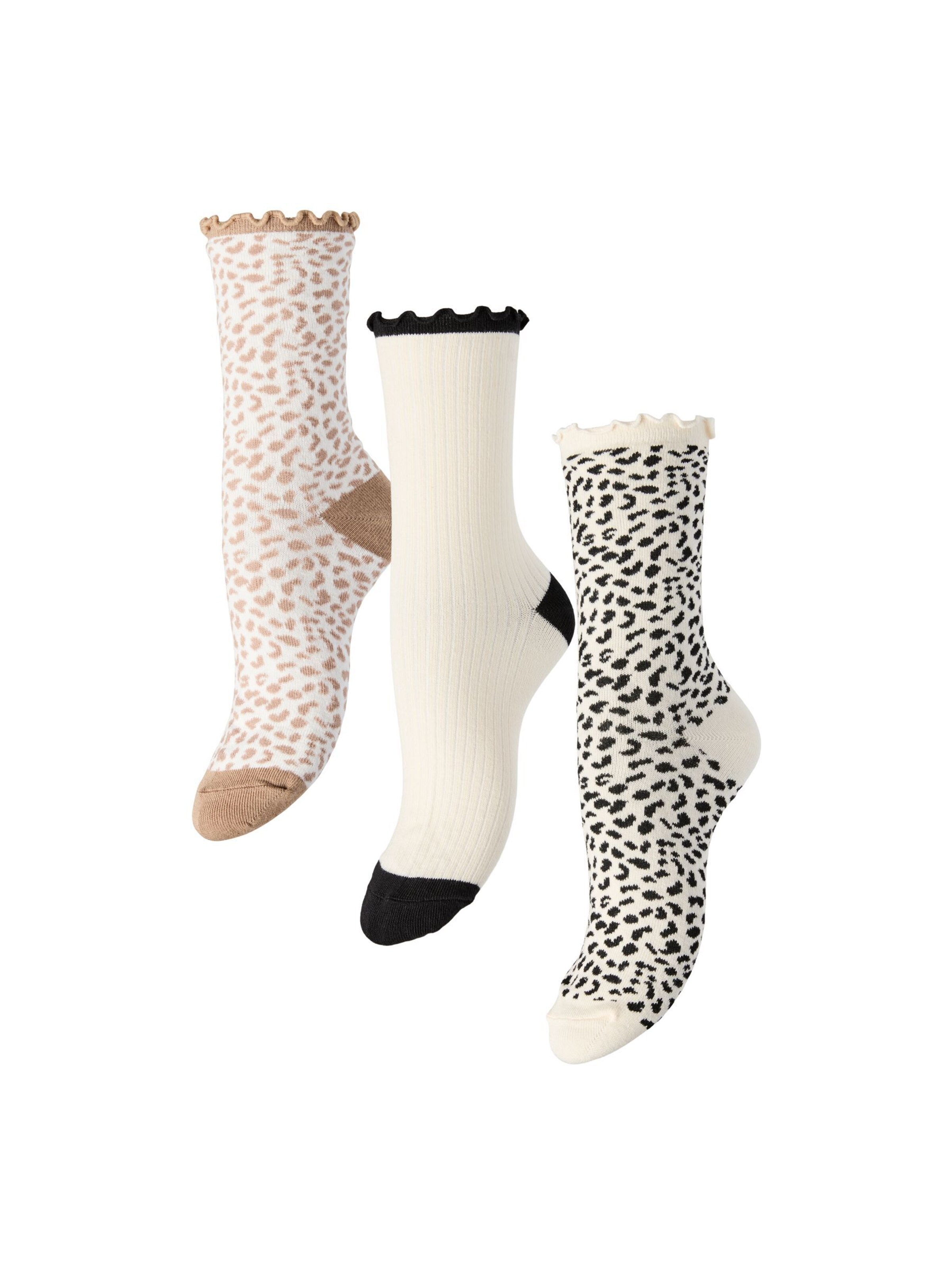 PIECES Sokker i hvid: forside