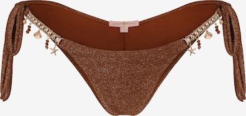 Moda Minx Σλιπ μπικίνι σε καφέ: μπροστά