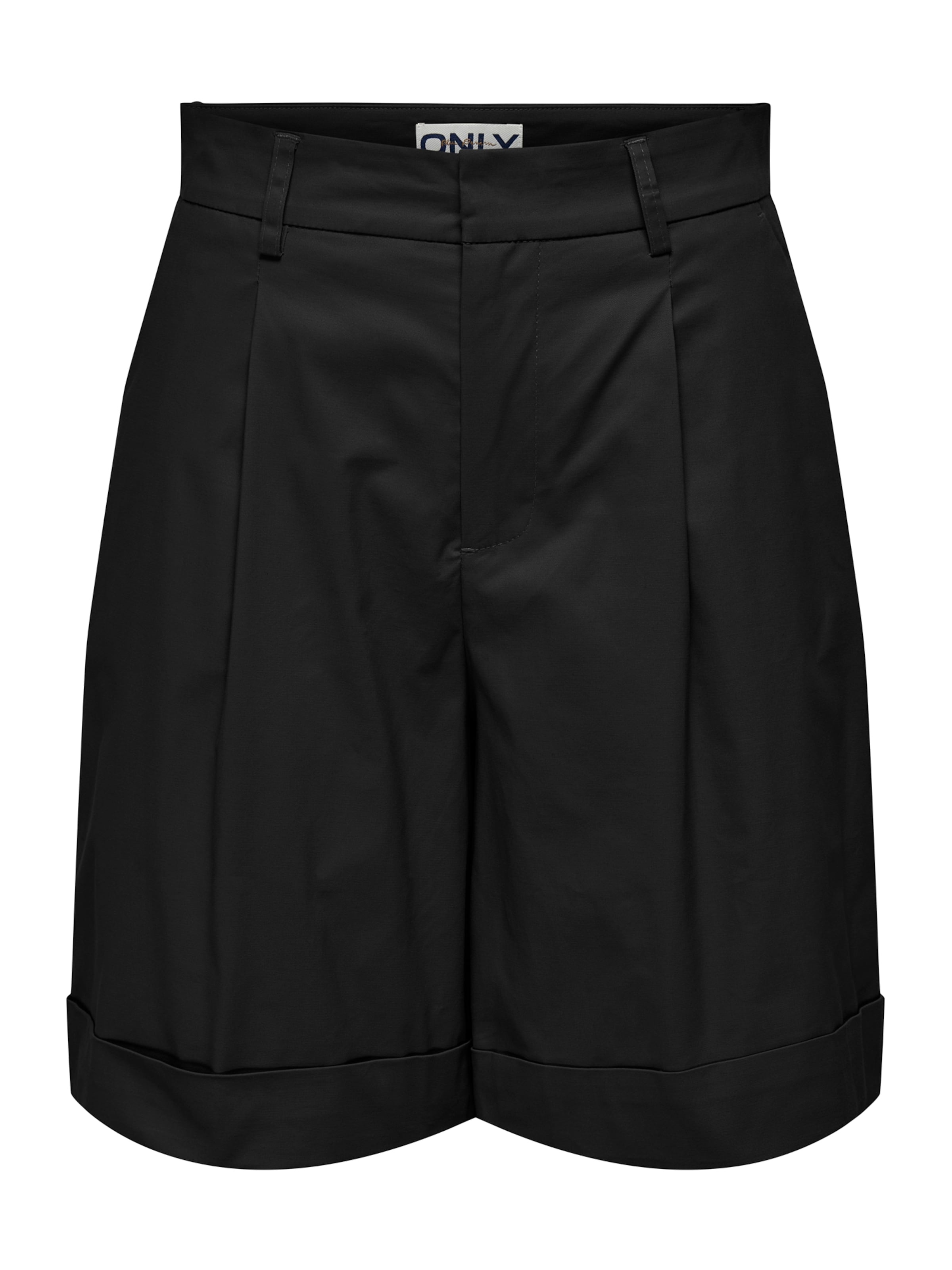 ONLY Loosefit Παντελόνι πλισέ 'ONLROSALIE' σε μαύρο: μπροστά